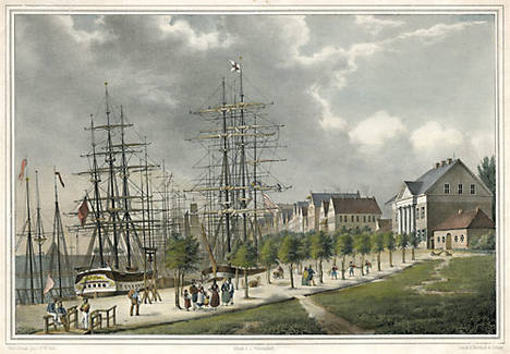 Bremerhaven in 1845.